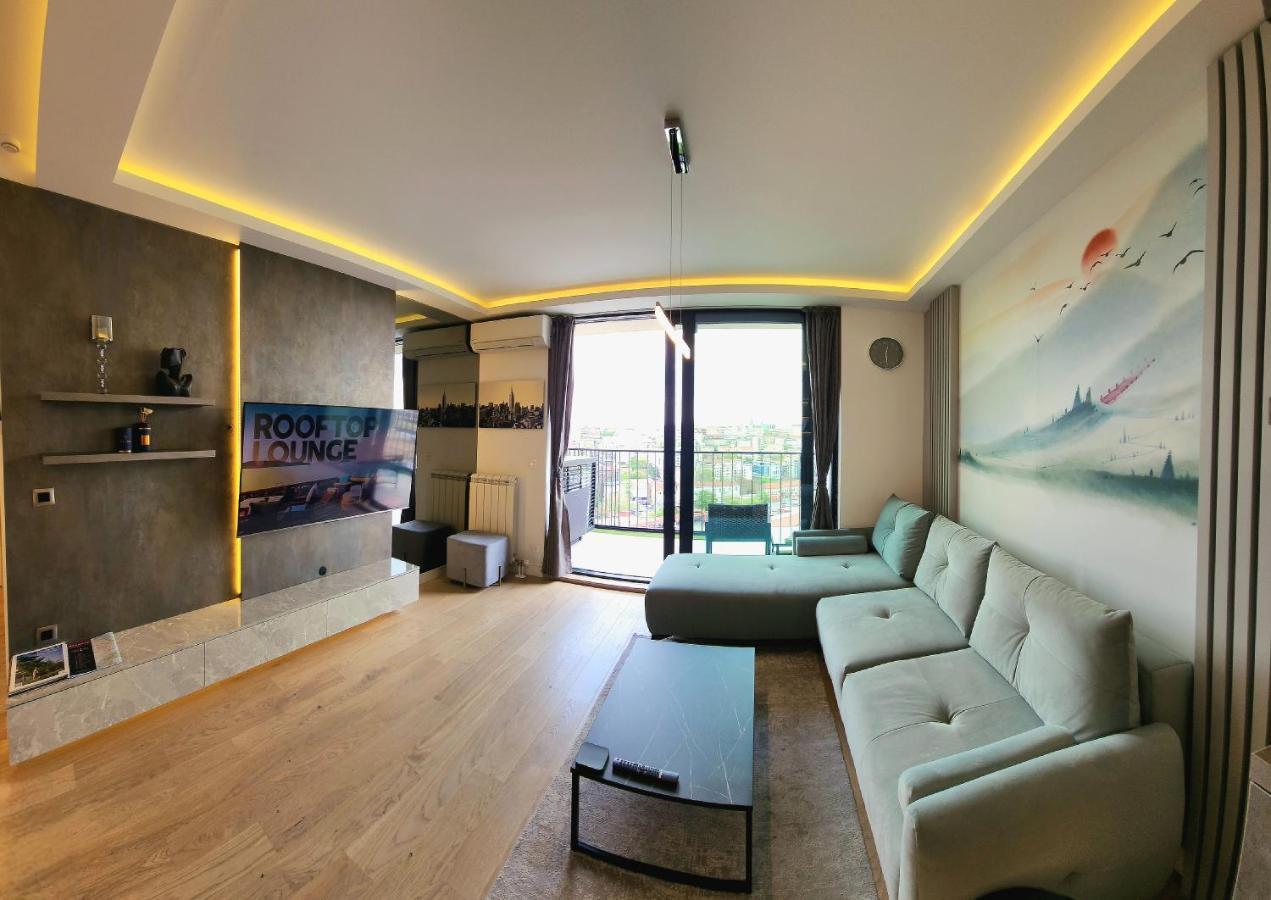 Belgrade Waterfront 16Th Fl Lux Apt. W/ City View Exteriör bild