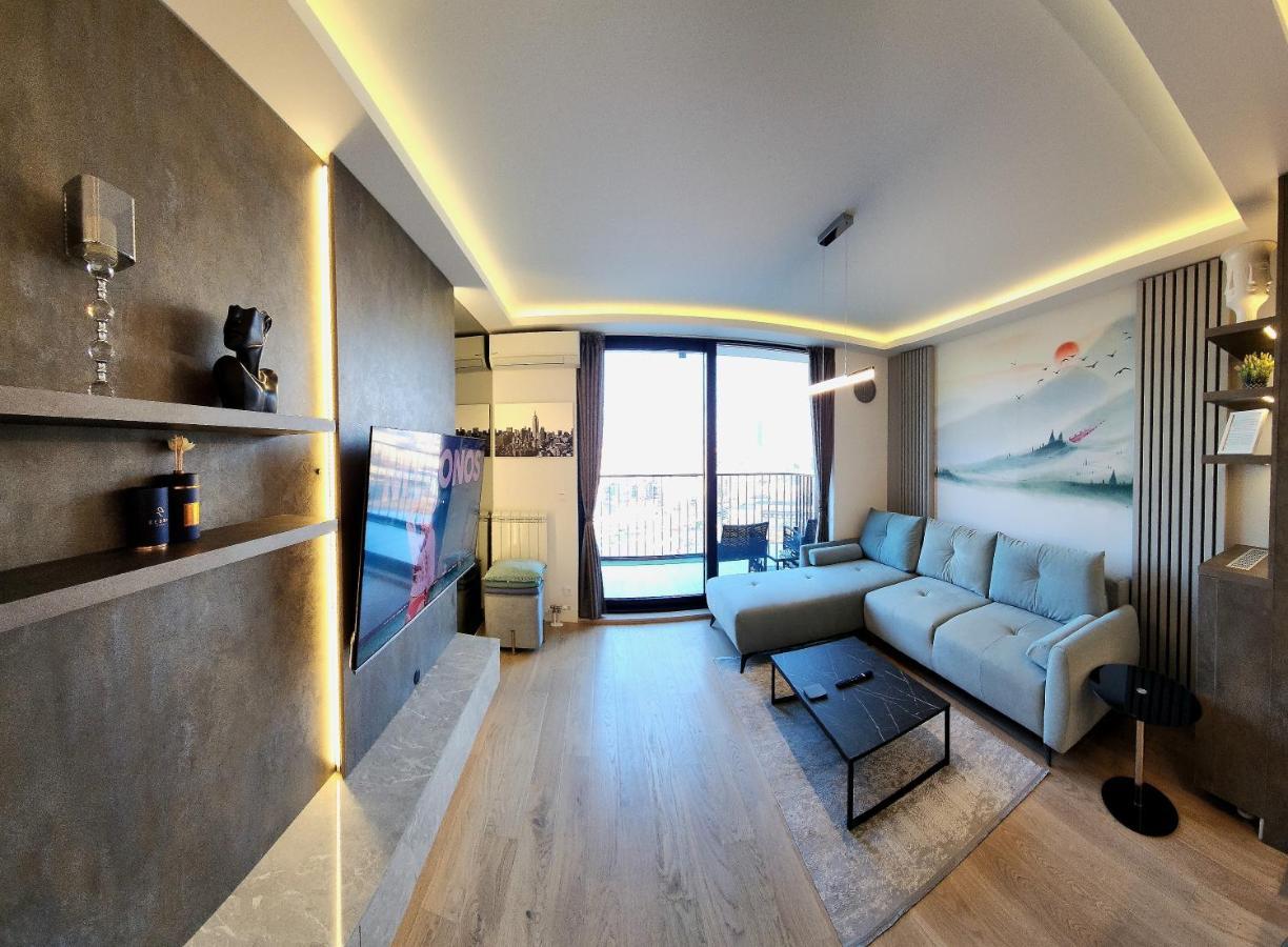 Belgrade Waterfront 16Th Fl Lux Apt. W/ City View Exteriör bild