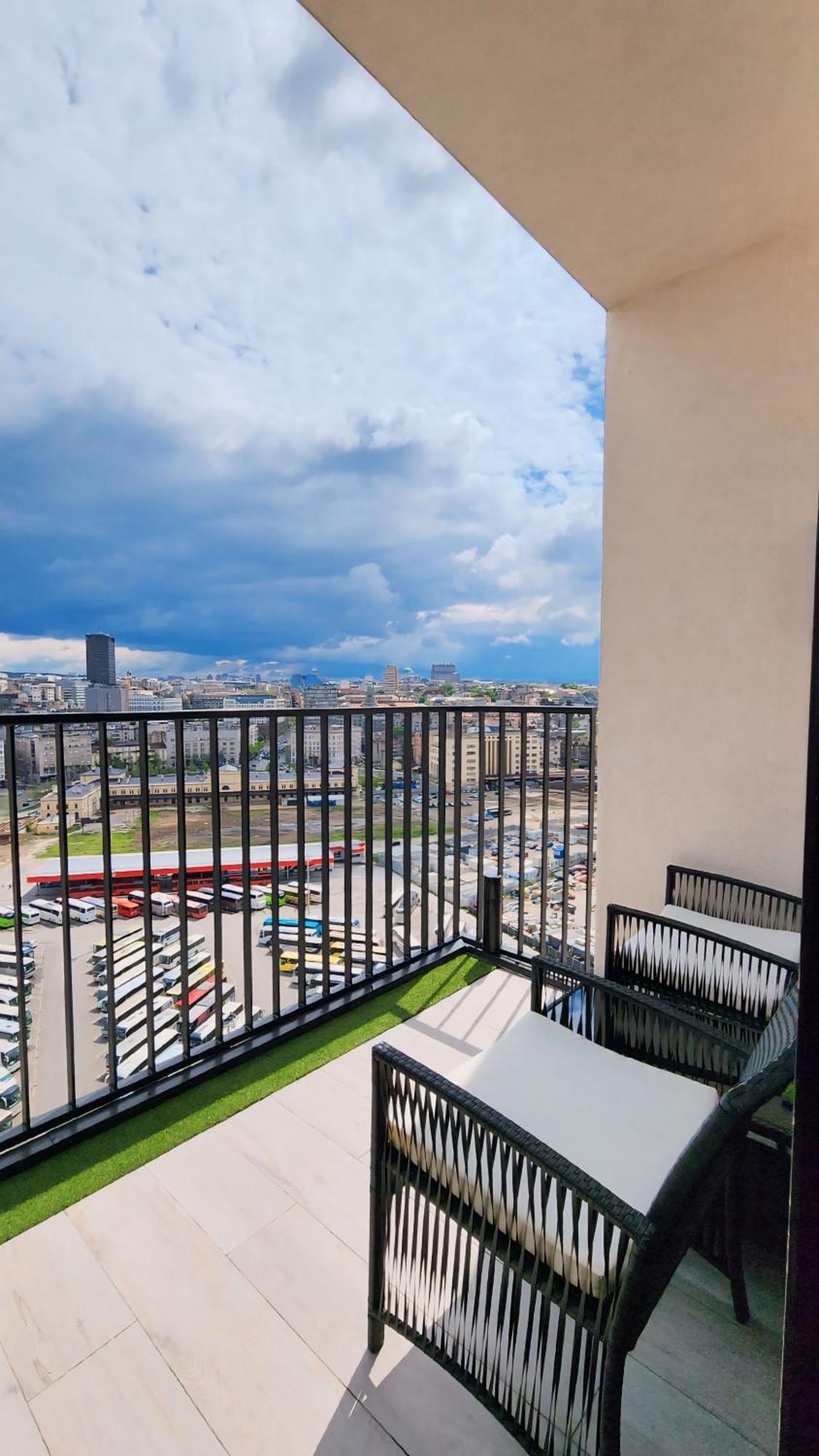 Belgrade Waterfront 16Th Fl Lux Apt. W/ City View Exteriör bild